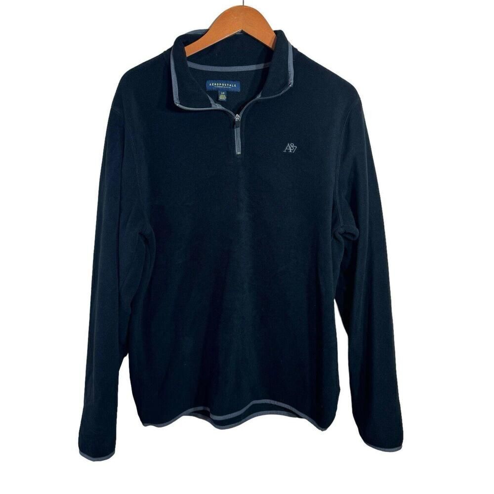 Aeropostale Black Polo Size L, SKU: 190-2243